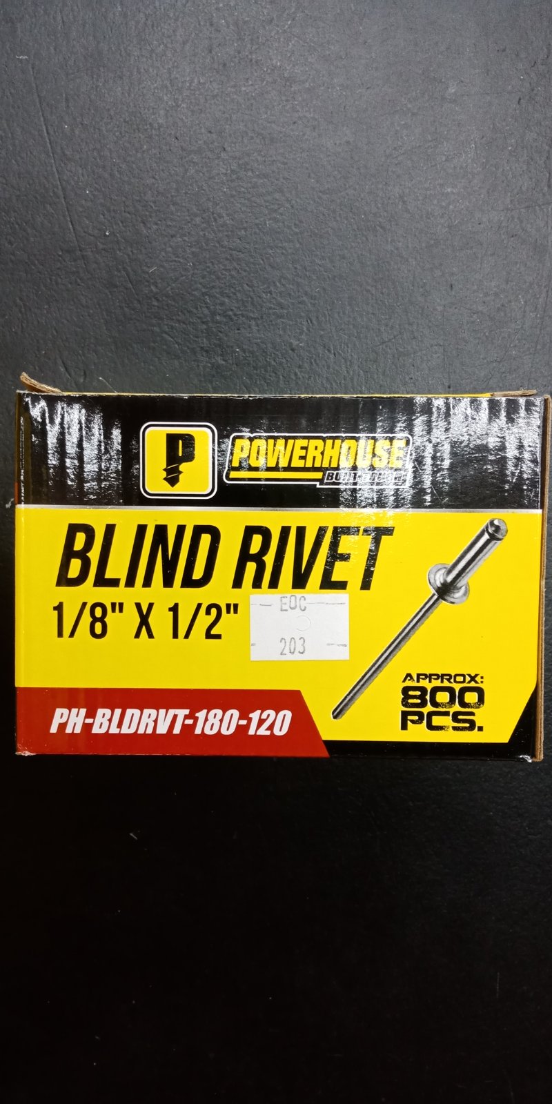 Blind Rivets 1/8" x 1/2"
