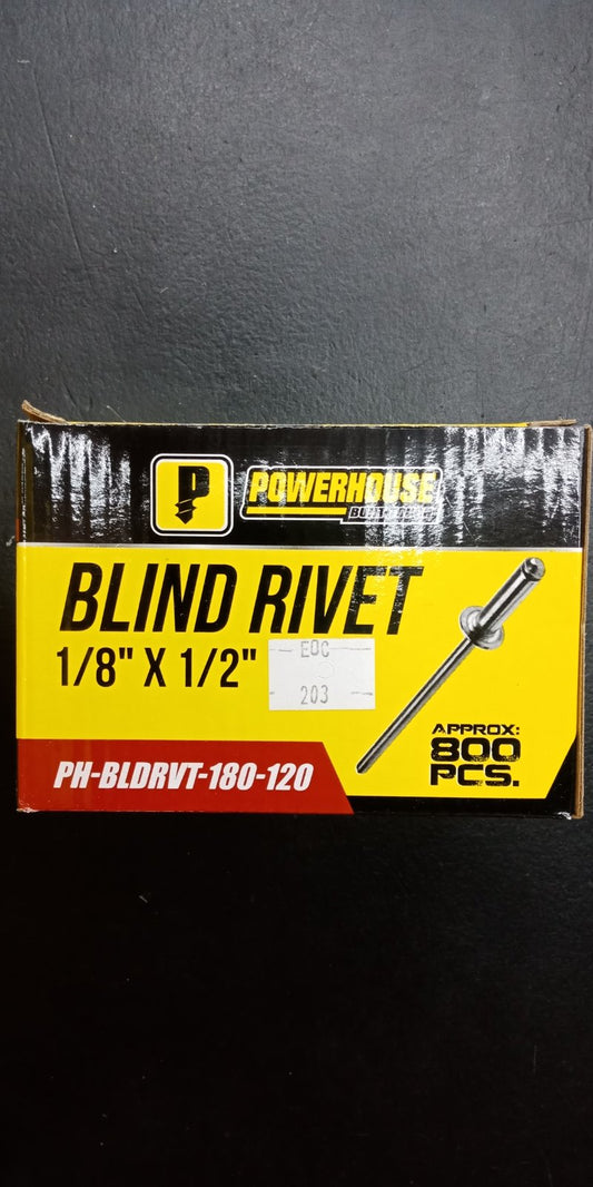 Blind Rivets 1/8" x 1/2"