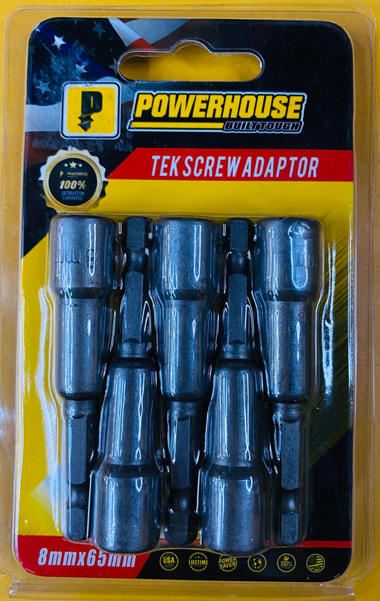 Tekscrew adaptor 8mmx65mm