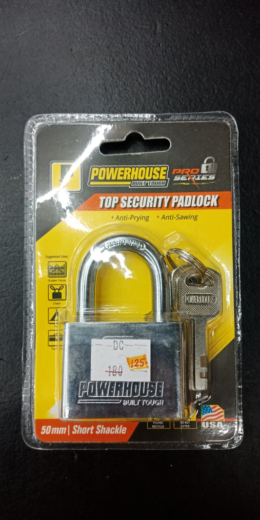 Top Security Padlock 50MM Short